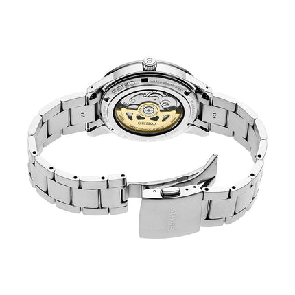 Seiko Presage SSA449J1 Style60s Series Automatic Black Dial Stainless Steel Strap