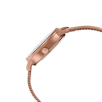 Casio General LTP-E154MPG-4ADF Enticer Ladies Rose Gold Dial Rose Gold Mesh Band