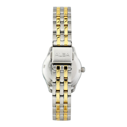 Alba Prestige AH7CE8X1 Ladies Light Champagne Dial Dual Tone Stainless Steel Strap