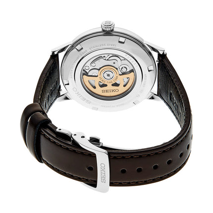 Seiko Presage SRPJ17J1 Cocktail Time The Irish Coffee Gradient Dial Dark Brown Leather Strap