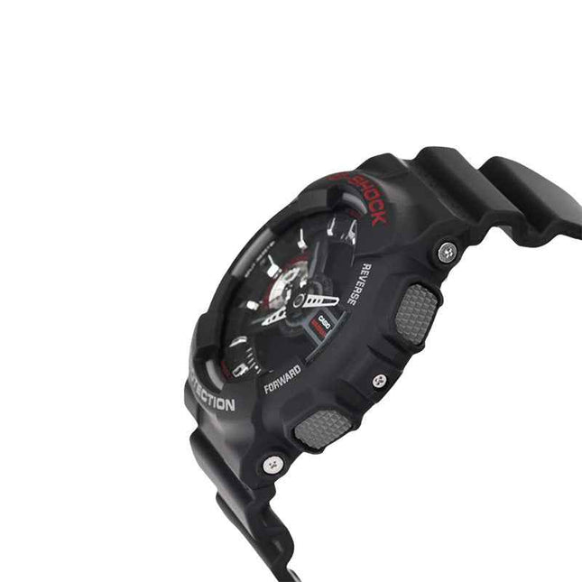 Casio G-Shock GA-110-1ADR Men Digital Analog Dial Black Resin Band