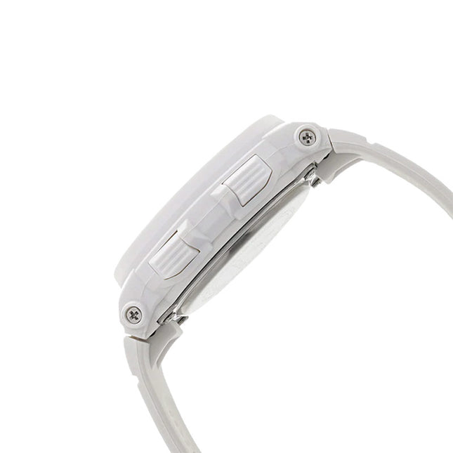 Casio Baby-G BGA-250-7A2DR Beach Traveler Series Digital Analog Dial White Resin Band