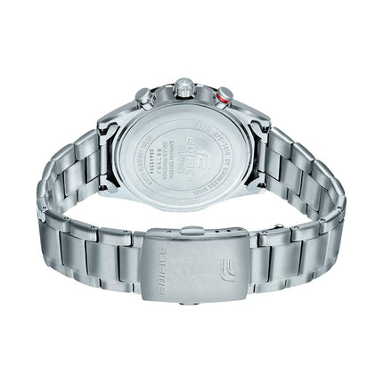 Casio Edifice EFS-S610DB-1AVUDF Chronograph Slim Red Line Black Dial Stainless Steel Band