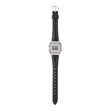 Casio General LA680WEL-1DF Ladies Digital Dial Black Leather Band