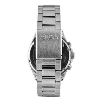Alba Active AT3G55X1 Chronograph Men Dark Blue Dial Stainless Steel Strap