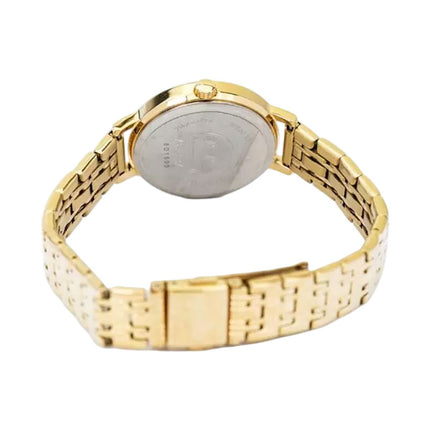 Alba Fashion AH8526X1 Ladies Silver White Dial Gold Stainless Steel Strap