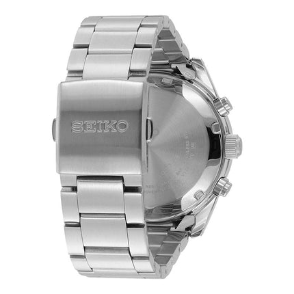 Seiko Chronograph SSC717P1 Solar Blue Dial Stainless Steel Strap
