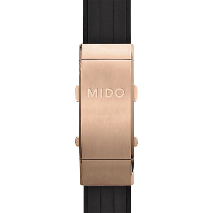 MIDO Ocean Star M026.430.37.051.00 Caliber 80 Automatic Black Dial Black Rubber Strap