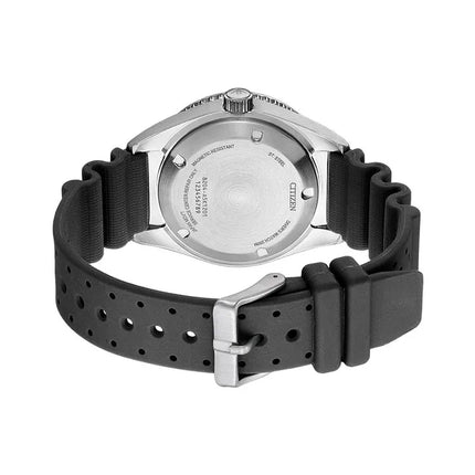 Citizen Promaster NY0120-01X Automatic Men Yellow Gradient Dial Black Rubber Strap