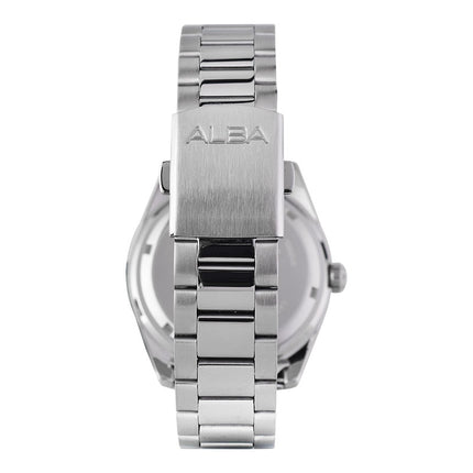 Alba Prestige AS9S69X1 Men Blue Patterned Dial Stainless Steel Strap