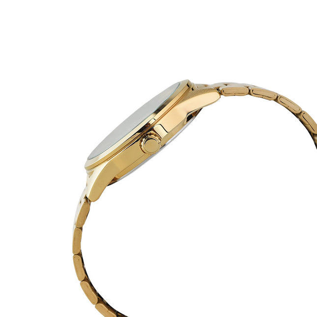 Casio General MTP-VD03G-3AUDF Men Green Dial Gold Stainless Steel Band
