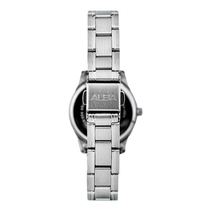 Alba Prestige AN8053X1 Ladies Silver Analog Dial Stainless Steel Strap
