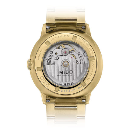 Mido Commander M021.407.33.411.01 Automatic Gradient Dial Gold Stainless Steel Strap