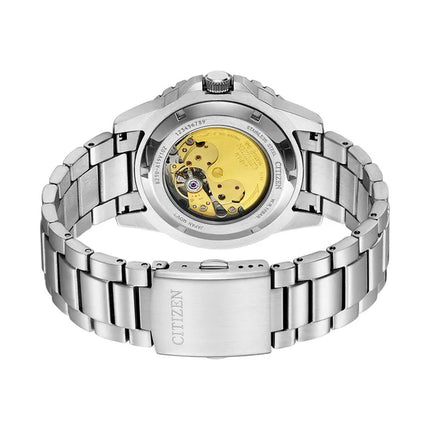 Citizen Mechanical NJ0178-81M Automatic Men Blue Dial Stainless Steel Strap