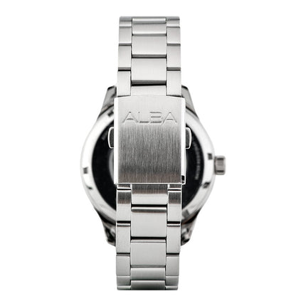 Alba Mechanical Field Military AL4211X1 Men Blue Dial Stainless Steel Strap