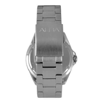 Alba Active AG8L21X1 Men Green Patterned Dial Stainless Steel Strap