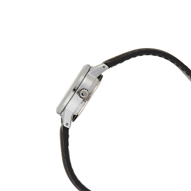 Casio General LTP-V002L-1B3UDF Ladies Black Dial Black Leather Band