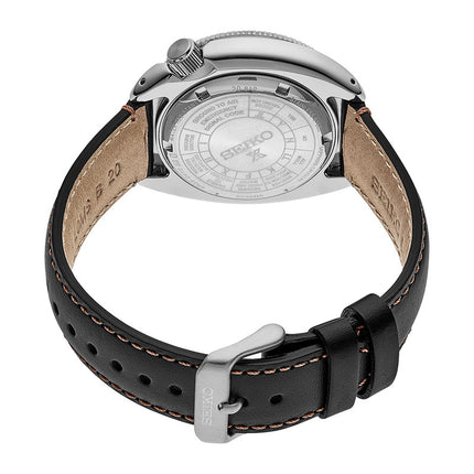 Seiko Prospex SRPG17K1 Tortoise Land Automatic Black Dial Black Leather Strap