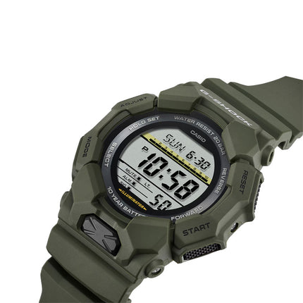 Casio G-Shock GD-010-3DR New Rugged Basic Digital Dial Green Resin Band