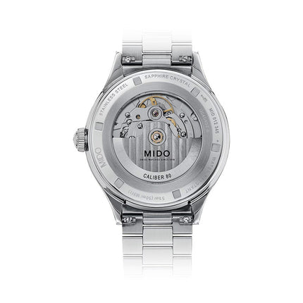 MIDO Multifort M040.407.11.091.00 Patrimony Powerwind Green Dial Stainless Steel Strap
