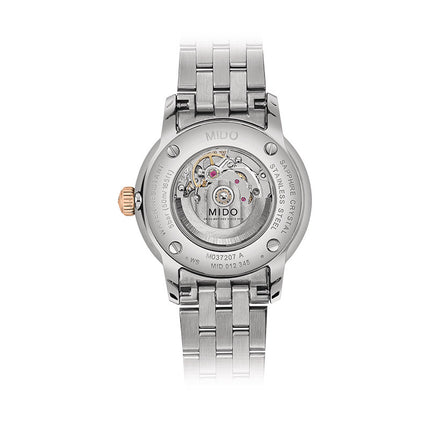 MIDO Baroncelli M037.207.21.031.00 Signature Lady Automatic Silver Dial Stainless Steel Strap