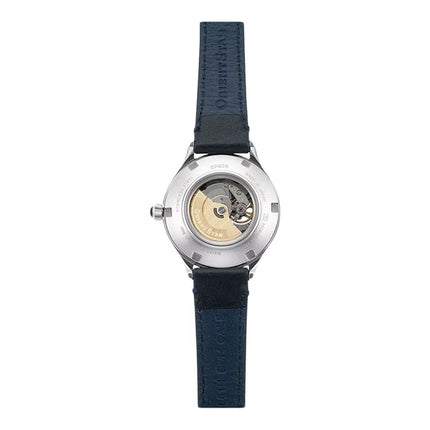 Orient Star RE-ND0012L Mechanical Ladies Open Heart Blue Dial Blue Navy Leather Strap