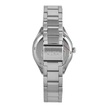Alba Fashion AH7EK7X1 Ladies Light Pink MOP Dial Stainless Steel Strap