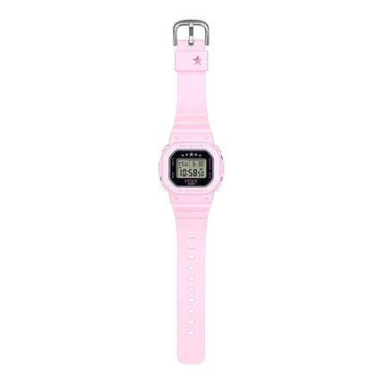 Casio G-Shock X ITZY GMD-S5610IT-4BDR Ladies Digital Dial Light Pink Resin Band