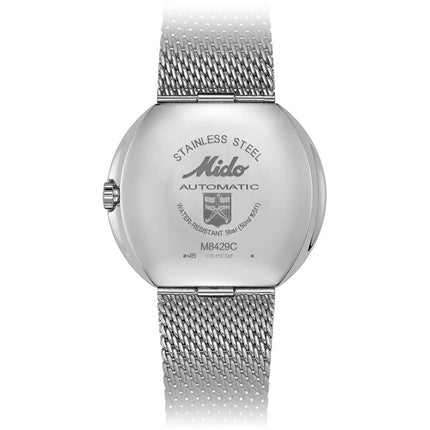 MIDO Commander M8429.4.77.11 Automatic Pink Dial Mesh Strap