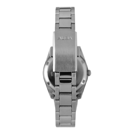 Alba Prestige AH7CL7X1 Ladies Light Blue Patterned Dial Stainless Steel Strap