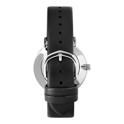 Casio General MTP-VT04L-7EDF Men White Dial Black Leather Band