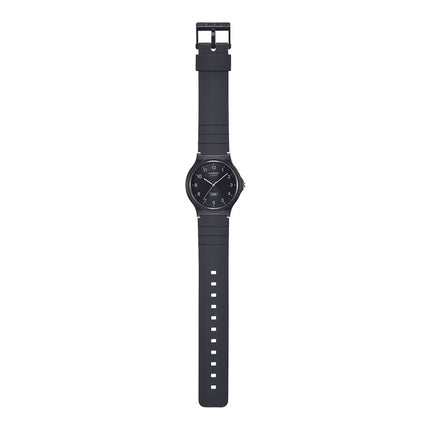 Casio General MQ-24B-1BDF Pop Analog Black Dial Black Resin Band