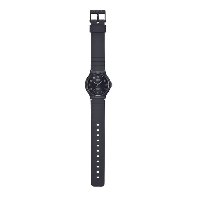 Casio General MQ-24B-1BDF Pop Analog Black Dial Black Resin Band