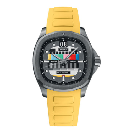 MIDO Multifort TV Big Date S01E02 M049.526.33.081.01 Grey Gradient Special Edition 2 Extra Straps