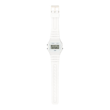 Casio General F-91WB-7ADF Digital Dial White Resin Band