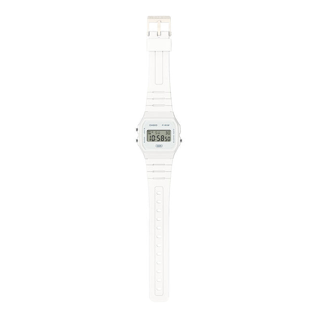 Casio General F-91WB-7ADF Digital Dial White Resin Band