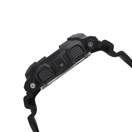 Casio G-Shock GA-100WD-1ADR Black And Briliant White Digital Analog Dial Black Resin Band