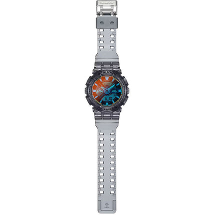Casio G-Shock GA-110TLS-8ADR Beach Time Lapse Series Digital Analog Dial Grey Transparent Resin Band