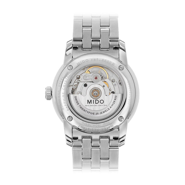 MIDO Baroncelli M8600.4.21.1 Lady Automatic Silver Dial Stainless Steel Strap 