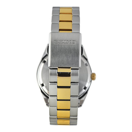 Seiko Classic SUR446P1 Men Silver Dial Dual Tone Stainless Steel Strap