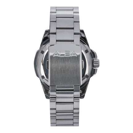 Alba Mechanical A3B021X1 Automatic Men Blue Pattern Dial Stainless Steel Strap