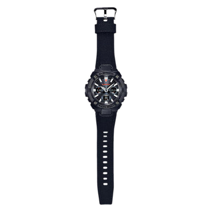Casio G-Shock G-Steel GST-S130BC-1ADR Men Black Digital Analog Dial Black Nylon Strap