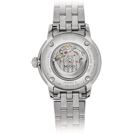 MIDO Baroncelli M037.207.11.031.01 Signature Automatic Silver Dial Stainless Steel Strap
