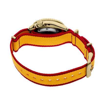 Seiko 5 Sports SRPF24K1 Street Fighter Zangief Iron Cyclone Dual Tone Nylon Strap Limited Edition