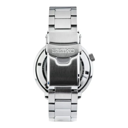 Seiko 5 Sports SRPC61K1 Bottle Cap Automatic Black Dial Stainless Steel Strap