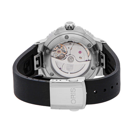 Oris Aquis 01-400-7769-4157-07-4-22-74FC Date Calibre 400 Green Dial Black Rubber Strap