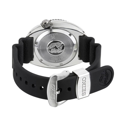Seiko Prospex SRPE93K1 Turtle Automatic Divers 200M Black Dial Black Rubber Strap