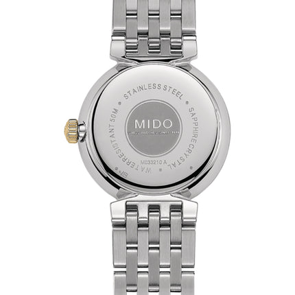 MIDO Dorada M033.210.22.031.00 Silver Dial Dual Tone Stainless Steel Strap