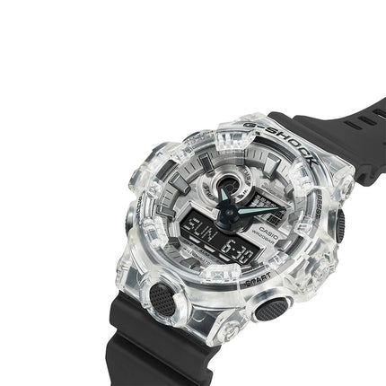 Casio G-Shock GA-700SKC-1ADR Neo Utility Camouflage Digital Analog Dial Black Resin Band