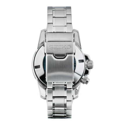 Seiko Sportura SKA509P1 Kinetic Diver Black Dial Stainless Steel Strap